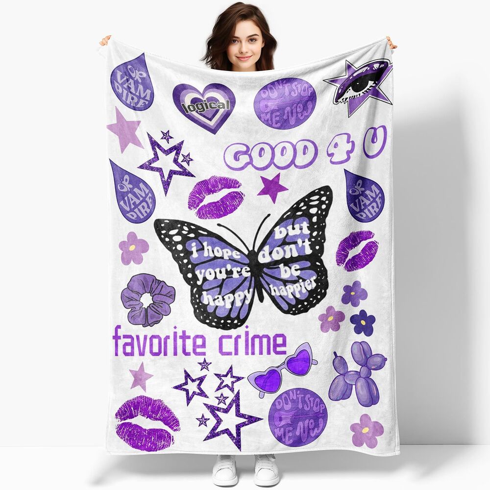50" x 40" Music Throw Blanket Olivia